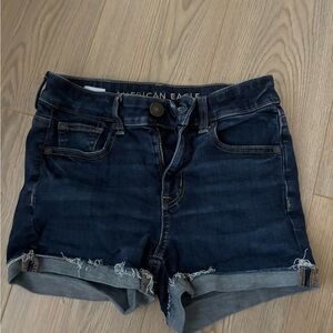 American Eagle Dark Denim Shorts